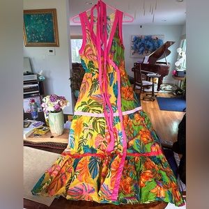 Anthropologie spring dress - XS - worn only once!!